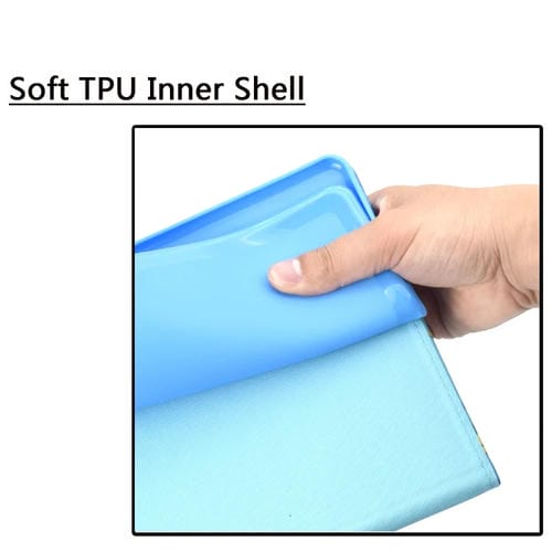 Funda para Tablet Galaxy Tab S6 T860 Cuero Pu Tapa Horizontal Dibujo Color Soporte Ranura Tarjeta Función Reposo (Moon Owl)