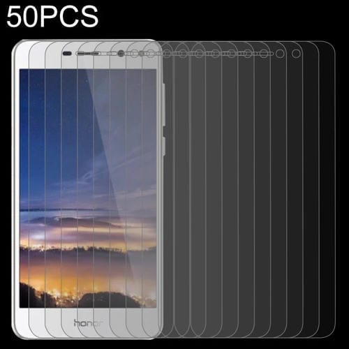 50 PCS 0.26mm 9h 2.5D Película de vidrio templado para el juego de honor 6