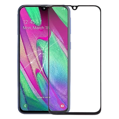 Schermo Frontale Samsung Galaxy A40 Lente Vetro Adesivo OCA Trasparente
