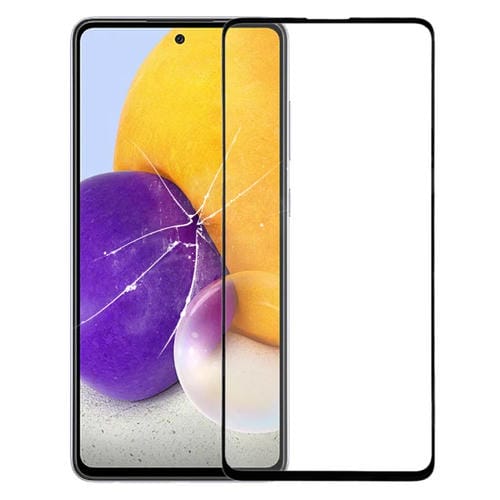 Ecrã Frontal Samsung Galaxy A72 Lente de Vidro Exterior com Adesivo OCA (Transparente)