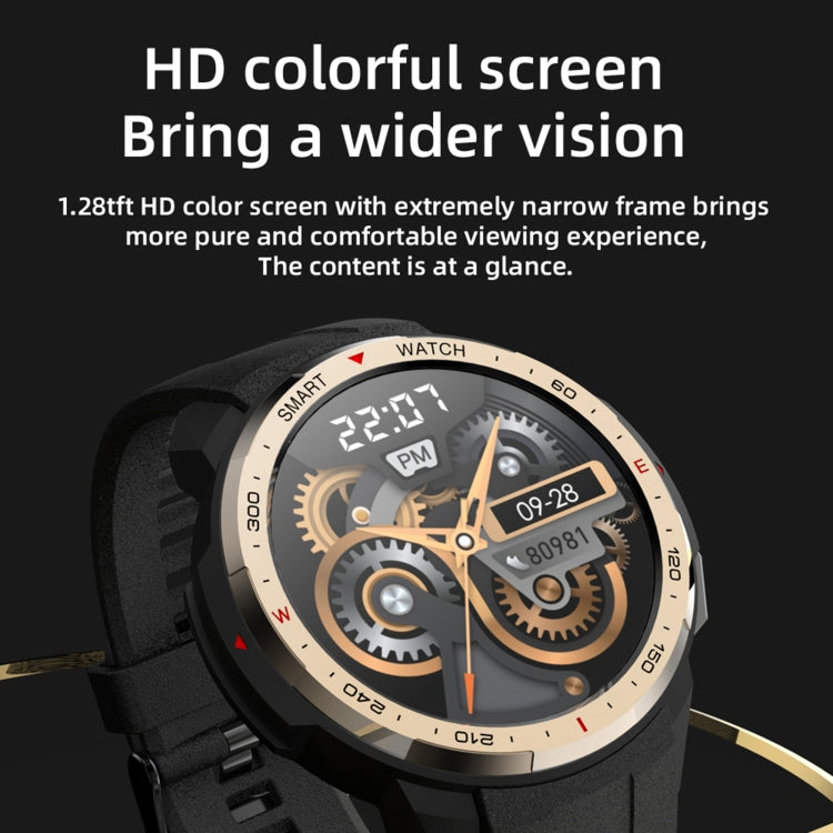 Reloj Inteligente Mt12 Pantalla TFT 1.28 Pulgadas Bluetooth Call 8G Memory (Negro)