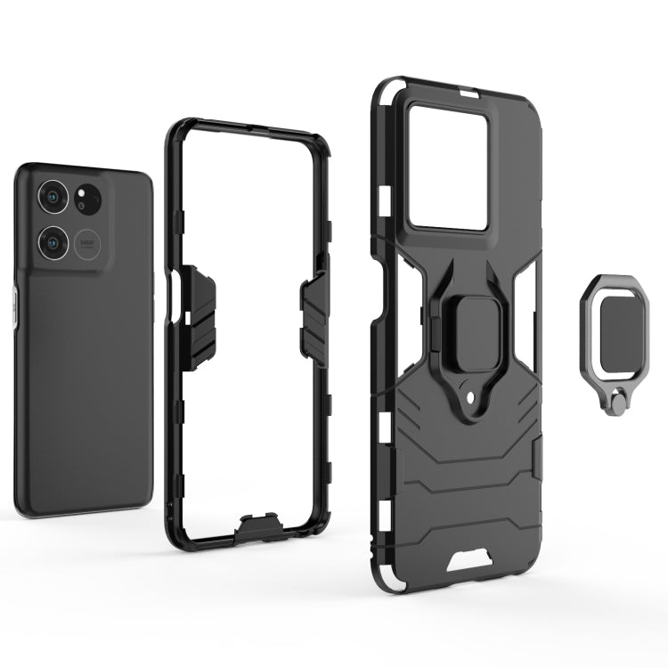 Funda para OnePlus Ace Racing con Anillo Magnético PC + TPU (Rojo)