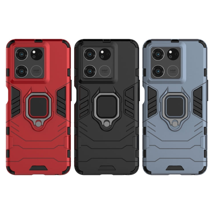 Funda para OnePlus Ace Racing con Anillo Magnético PC + TPU (Rojo)