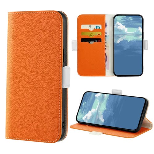 Funda para Nokia G21 Candy Color Litchi Texture Telephone Case (Naranja)