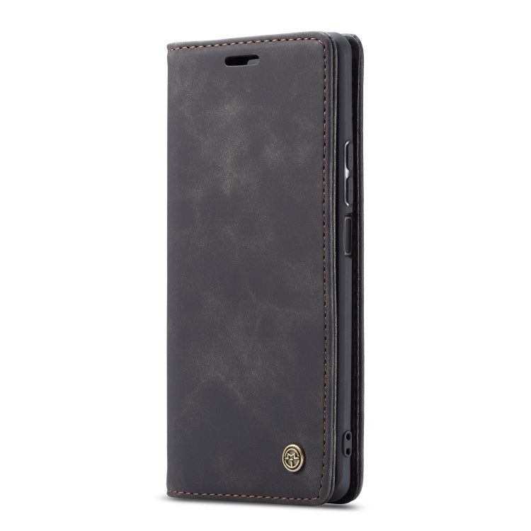 Para Huawei P40 Lite CaseMe-013 Estuche de cuero con tapa horizontal multifuncional con ranura para tarjeta, soporte y billetera (negro)