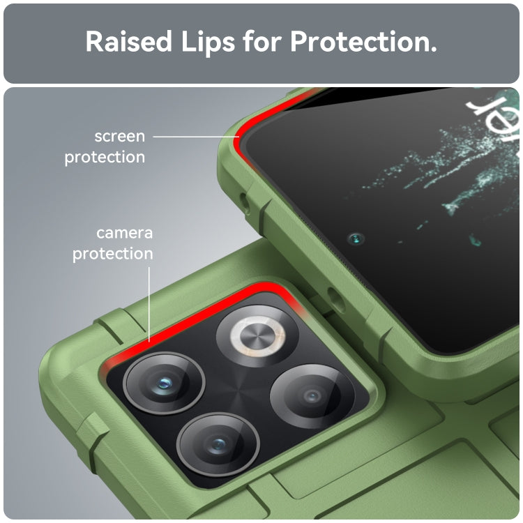 Funda para OnePlus 10T TPU a Prueba de Golpes Cobertura Completa (Verde)