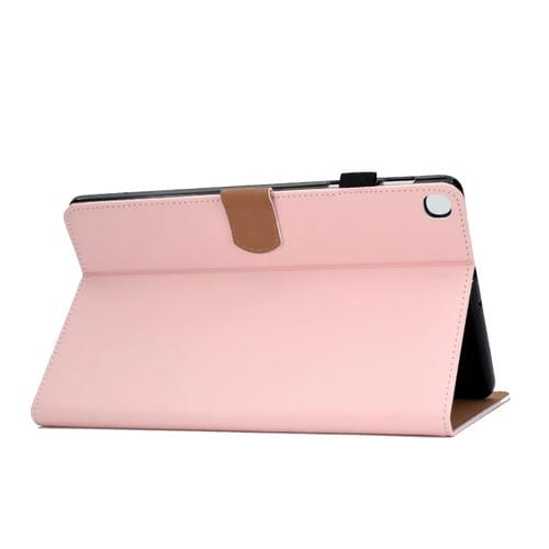 Estuche de Cuero Plano Izquierdo y Derecho Torre de Hierro con Cubierta para Bolígrafo y Ranura para Tarjeta