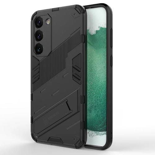 Para Samsung Galaxy S23+ 5G Punk Armor 2 en 1 PC + TPU Funda para teléfono a prueba de golpes con soporte invisible (Negro)