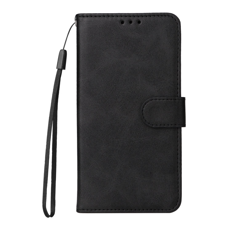Para Huawei nova Y61 Classic Calf Texture Flip Funda de cuero para teléfono (Negro)