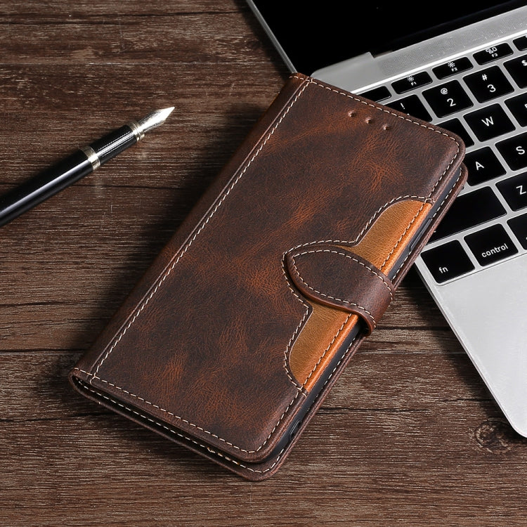 Para Huawei nova 10 SE Skin Feel Funda de teléfono de cuero con hebilla magnética (marrón)