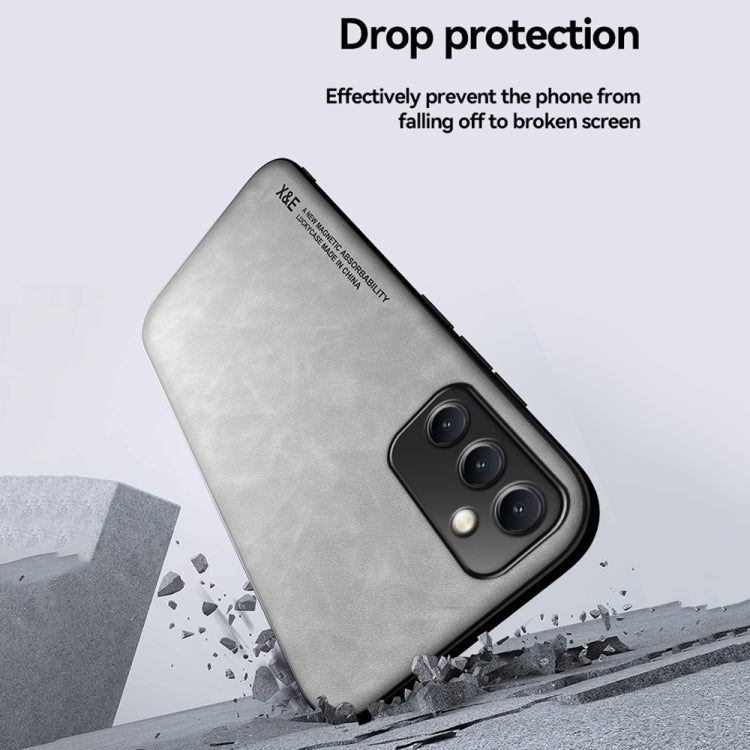 Para Samsung Galaxy A14 5G Skin Feel Magnetic Leather Back Phone Case (Verde)