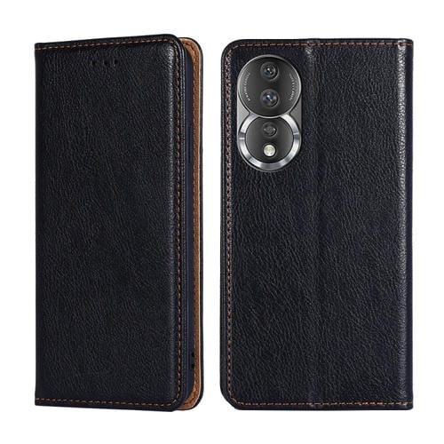 Estuche para Honor 80 de Cuero Magnético con Aceite Brillante (Negro)