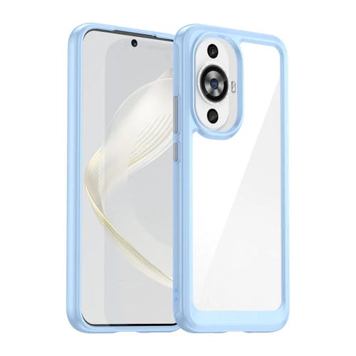 Funda de Teléfono Acrílico y TPU para Huawei Nova 12S Serie Colorida (Azul)