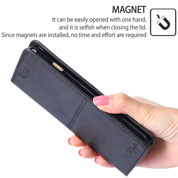Funda de Cuero Magnética con Textura de Vaca para OnePlus Nord Ce 4 Lite 5G (Negra)