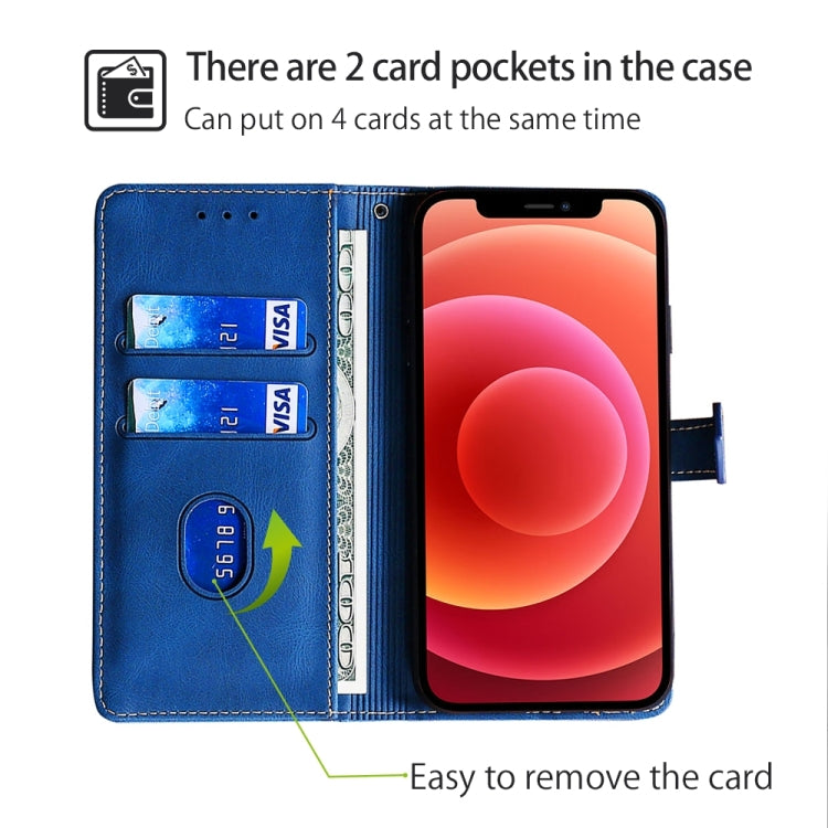 Funda de Cuero OnePlus Nord Ce 4 Lite 5G con Hebilla Magnética y Tacto Suave (Azul)