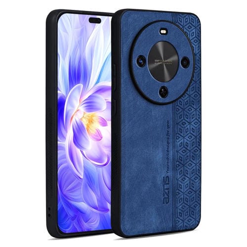 Funda para Teléfono Azns con Efecto Piel en Relieve 3D para Huawei Enjoy 70X/Maimang 30 (Azul Zafiro)
