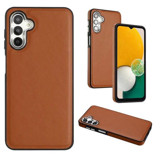 Funda para Teléfono Samsung Galaxy A24 4G Cobertura Total Textura de Cuero (Marrón)