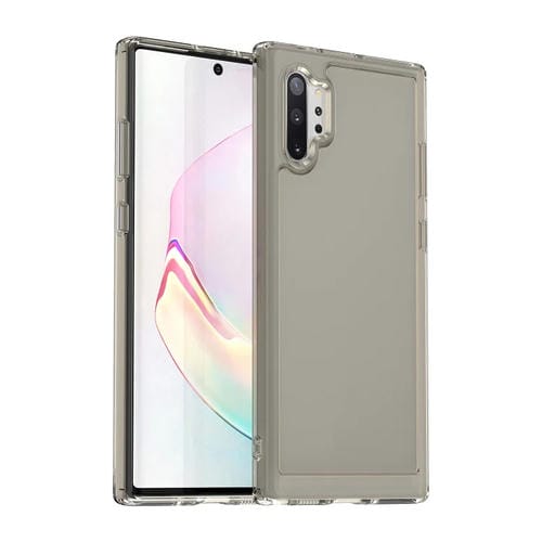 Para Samsung Galaxy Note10+ Candy Series TPU Phone Case (Gris transparente)