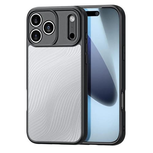Funda DUX DUCIS Aimo Series Frosted Feel para iPhone 17 Pro Max (Negro)