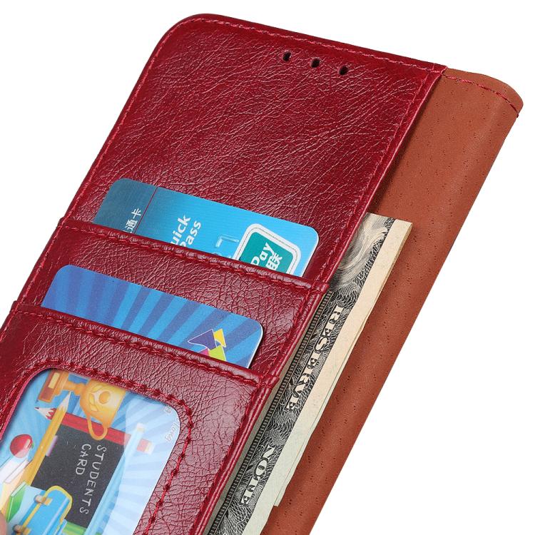 Funda para iPhone 16E Piel Textura Nappa (Roja)