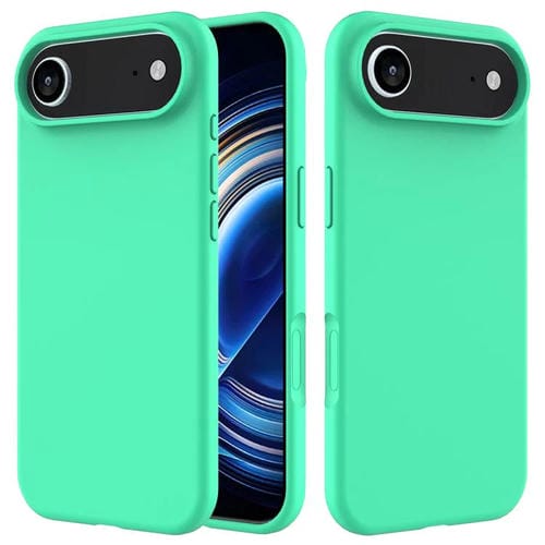 Funda de silicona de color sólido para iPhone 17 Air (verde)