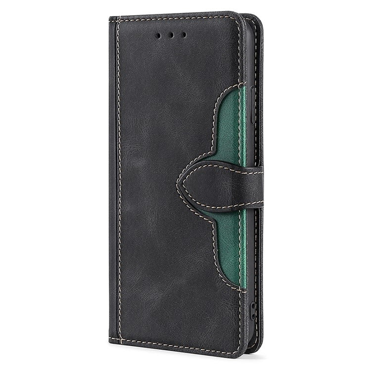 Funda de Cuero con Hebilla Magnética para TCL 502 (Negra)