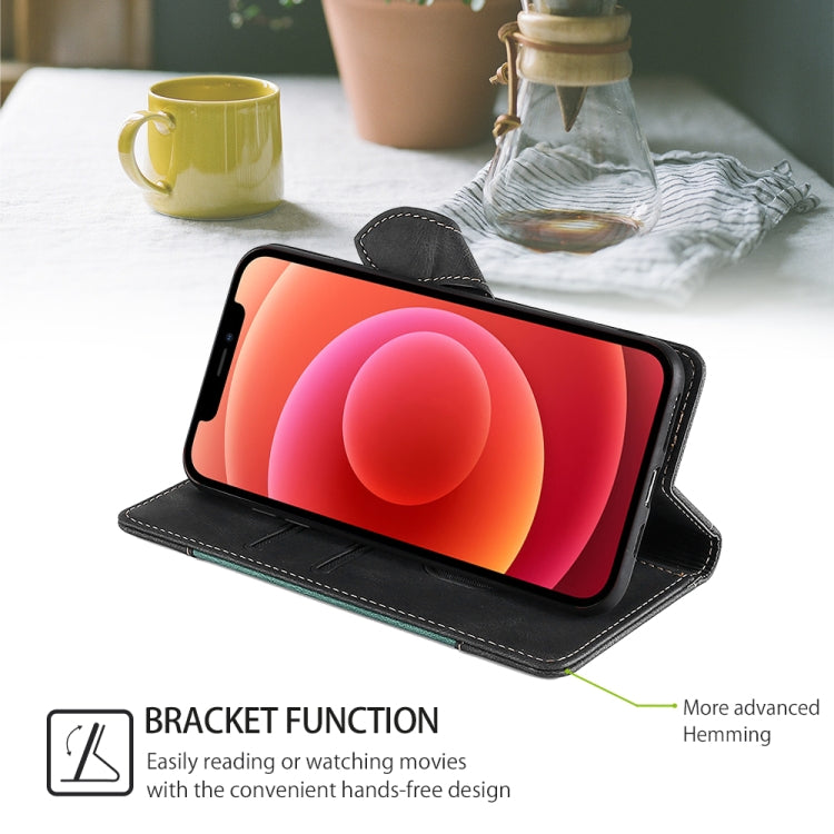 Funda de Cuero con Hebilla Magnética para TCL 502 (Negra)