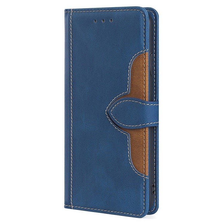 Funda de Cuero para Sharp Aquos Wish4 con Hebilla Magnética y Tacto Agradable (Azul)