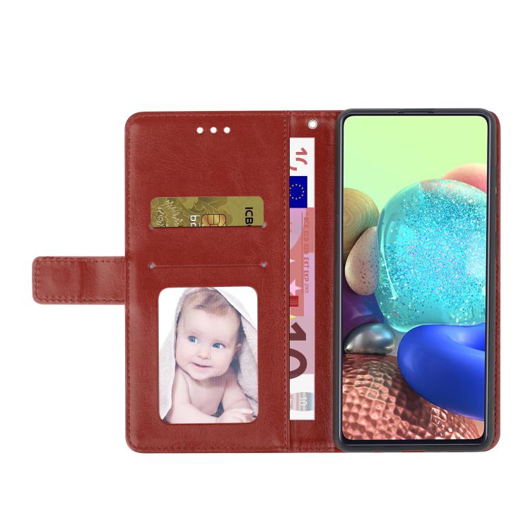 Funda de Cuero con Tapa y Patrón en Forma de y para OnePlus 13 (Marrón)