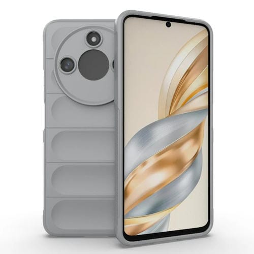 Funda TPU con Franela y Protección Mágica para Honor X60 5G (Gris)