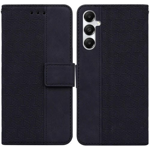 Funda para Samsung Galaxy A05S Cuero Relieve Geométrico (Negro)