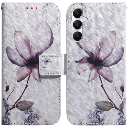 Funda de Cuero para Samsung Galaxy A05S con Tapa y Dibujo Coloreado (Magnolia)
