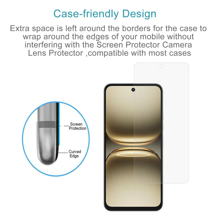 Para Tecno Pop 10 10 piezas 0,26 mm 9H 2.5D Película de vidrio templado
