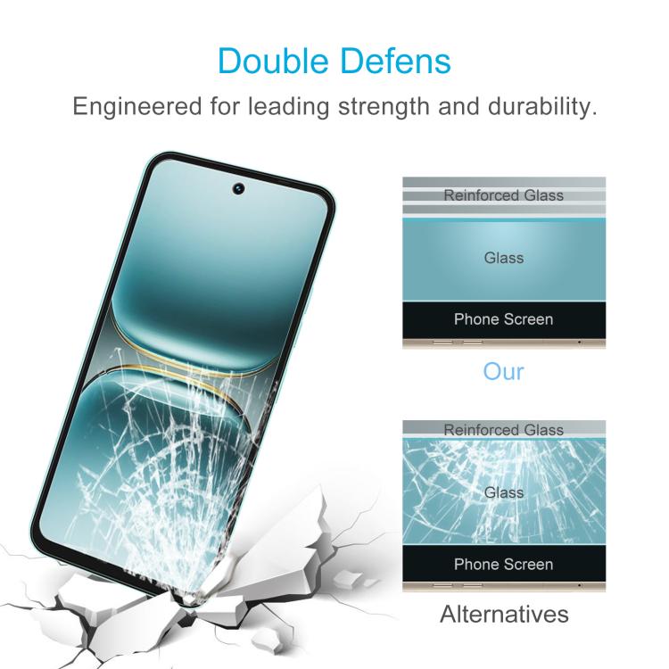 Película de vidrio templado 9H 2.5D de 0,26 mm para Tecno Spark Go 2 4G (50 unidades)