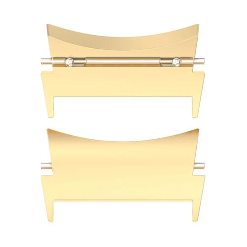 Conector de Banda de Relógio de Aço Inoxidável Samsung Galaxy Watch 6/6 Classic (Ouro)
