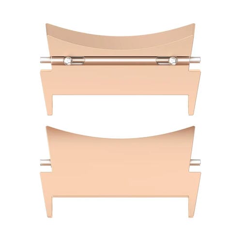 Conector de Banda Samsung Galaxy Watch 6/6 Classic de Aço Inoxidável (Ouro Rosa)