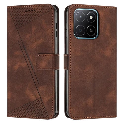 Funda de Cuero Triángulo con Cordón para Honor X5B y X5B Plus (Marrón)