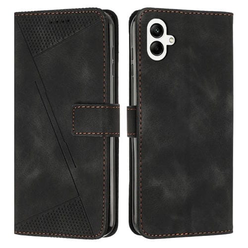Funda de Cuero para Samsung Galaxy A05 Dream Triangle con Cordón (Negro)