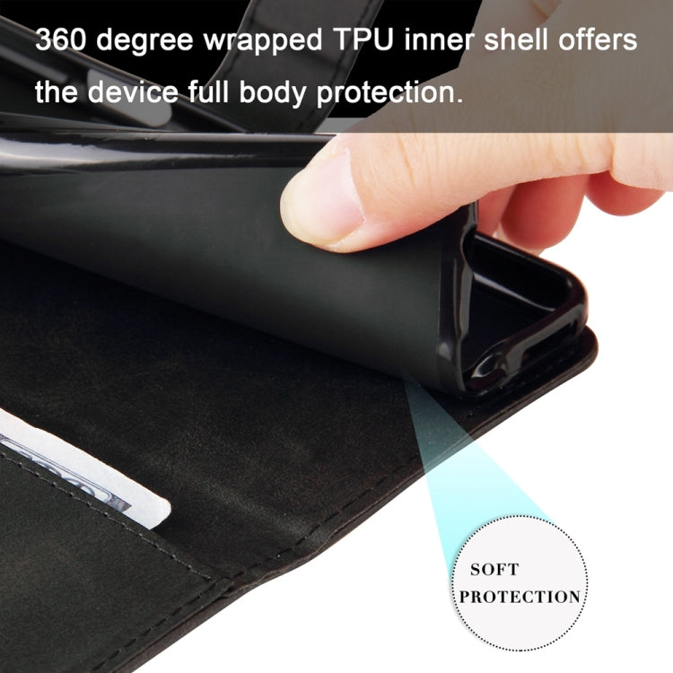 Funda de Piel con Cremallera y Textura de Becerro para OnePlus 13 (Negra)
