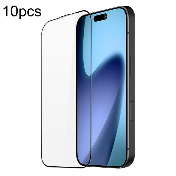 Para iPhone 17 Pro, 10 unidades de película de vidrio templado de alúmina media DUX DUCIS de 0,33 mm y 9H