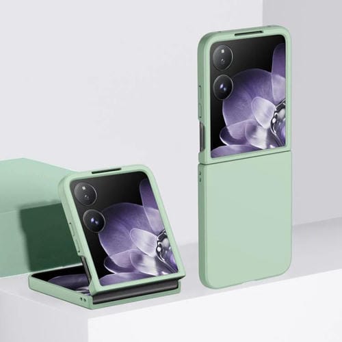 Funda de PC con tacto suave para Xiaomi Mix Flip 2 (verde menta)