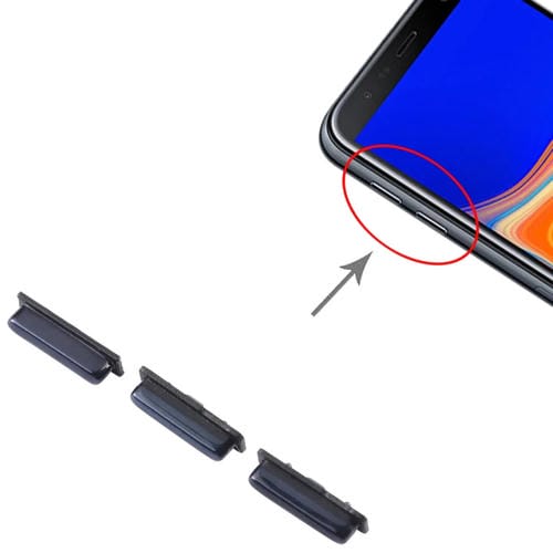 Pulsante di accensione e volume Samsung Galaxy J6+ SM-J610 (10 pezzi) (Nero)