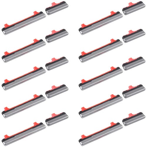 Botones de Encendido y Volumen Samsung Galaxy Note 10 Lite SM-N770 (Gris) - Paquete de (10 Piezas)