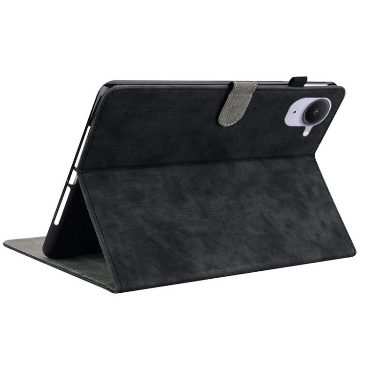 Funda de cuero con tapa y diseño de tigre para Xiaomi Redmi K Pad de 8,8 pulgadas (negro)
