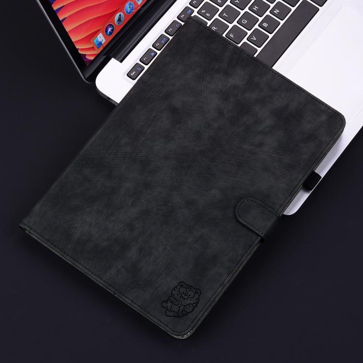 Funda de cuero con tapa y diseño de tigre para Xiaomi Redmi K Pad de 8,8 pulgadas (negro)