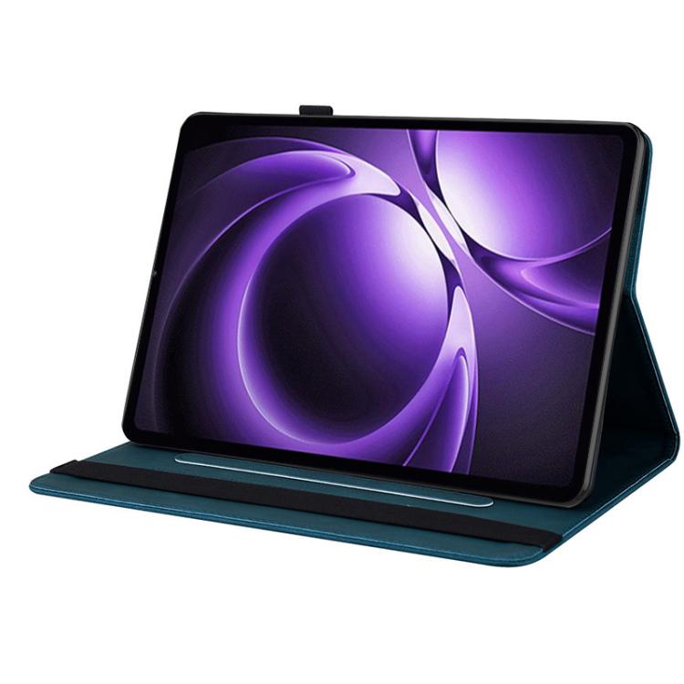 Funda de cuero con relieve de mariposa para tableta Xiaomi Redmi K Pad de 8,8 pulgadas (azul)