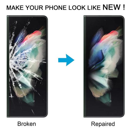 Lente de Cristal Exterior con Adhesivo OCA Samsung Galaxy Z Fold3 SM-F926B / W22