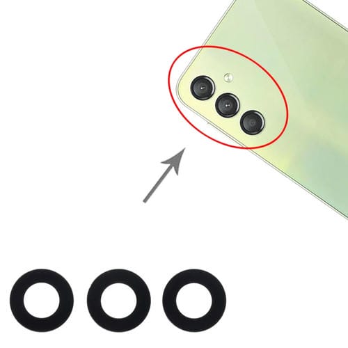 Lentes de Câmara Traseira Samsung Galaxy A24 4G SM-A245F (10 Peças)