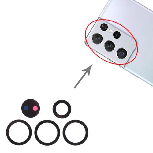 Lente de Câmara Traseira Samsung Galaxy S21 Ultra 5G SM-G998B (10 Peças)