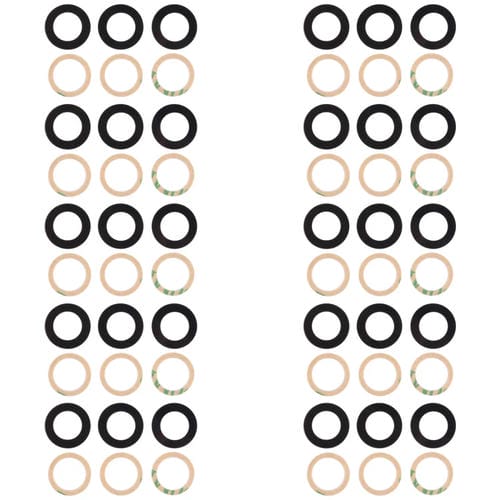 Lenti della fotocamera posteriore Samsung Galaxy S22 5G SM-S901B - Confezione (10 pezzi)